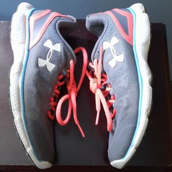 Under Armour Grey Micro G Sneakers Size 6 - Picture 2 of 9